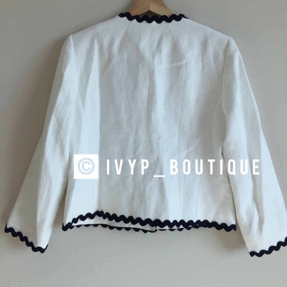 J.Crew Jacket With Rickrack Trim - Picture 5 of 8